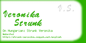 veronika strunk business card